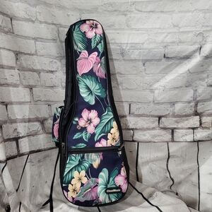 Cloud Music Floral Ukulele Bag with Tropical Print